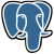 PostgreSQL SVG Icon